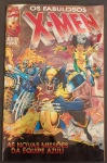 Revista - Quadrinhos - X-MEN os fabulosos !! numero 1  !! Marvel Comics !! As Novas Missões da Equipe Azul !! capa especial material brilhante !! editora Abril Jovem ano de 1996  !! acervo de colecionador !!