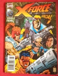 Revista Quadrinhos !! X- FORCE !!! Exemplar NUMERO 1 !! Especial com 100 paginas !! editora Abril Jovem !! edição do ano de 1996 !! acervo de colecionador !! alto valor de mercado !! Marvel Comics !! formato pequeno !!