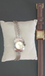 2 relogios - antigos - femininos muito antigos , marca Progress pulseira de couro!! e marca Braali pulseira metalica !! conserto ou retirar peças , parados a muito tempo !! acervo de colecionador !!