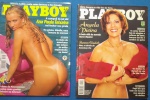 2 Revistas Playboy !! Angela Vieira Nua Linda !! E a Ninfeta Ana Paula campã do Jet Ski !! Edições de 1999 e 2000 ! !!  !!