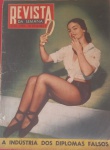 Revista !! Da Semana !! edição do ano de 1954 !! varias reportagens de época !! A industria de Diplomas Falsos @!!! e ainda entrevista Grande Otelo fotos Etc.. acervo de colecionador !!