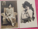 Cartofilia- 2 imagens muito antigos !! Fotos de presenta para familiares !! Recordaco raridades !! datado do ano de 1928 !! Com marca do Fotografo !!   !!