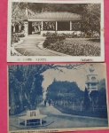 Cartofilia- 2 imagens Caxambú fonte Viotti ano de 1959  !! E Observatório e relogio do Parque Caxambu cercade 1930 !!   !!  