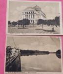 Cartofilia - 2 peças - Amazonia !! Raridades !! Boca do estreito de Breves no Rio Amazonas !! e Teatro Amazonas em Manaus !!!