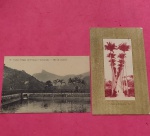 Cartofilia - 2 pecas !! Caixa'de agua do frança !! Corcovado !! muito antigo !! e Jardim Botanico !! datado de 1912 !! raridade !!