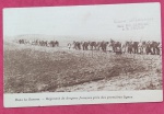 Cartofilia - Imagem de Regimento de infantaria de Dragões Franceses !! na primeira Guerra Mundial se aproximando das primeira linhas de combate !! acervo de colecionador !!