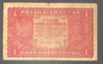 Cedula - Estrangeira !! raridade !! POLONIA !! valor de 1 Serja !! emissão do inicio doSeculo 20 !!
