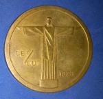 Medalha - Comemorativa XVIII Congresso Postal /Brasil- rio de Janeiro !!! realização 1979 !!! Material Bronze !!!