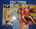 4 revistas /Playboy !! Só gente importante !! E diferentes !! Sexo no escritório !! Perfeito estado !!Acervo de colecionador !! !! 
