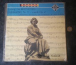 Disco LP, BEETHOVEN , com sua quinta sinfonia, a mais famosa com a filarmonica de Hamburgo, raridade produção da TELEFUNKEN, não foi testado.