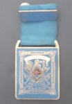 Medalha - Mestre Maçon !! Grão do Brasil !!! com fita e Barrete !!! acervo de colecionador !!!
