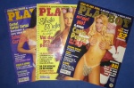 3 Revista Play Boy !! Carla peres + Sheila Carvalho e Sheila Mello  !! Perfeito estado !! Peças de colecionador !! 