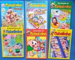 6 revistas /Quadrinhos - Almanaque do Cebolinha /Panini e globo !! !! Acervo de colecionador !!perfeito estado !! 