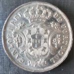 Moeda de Portugal !! valor de 5 Reis !! ano de 1901 !! tempo do Rei Carlos I !! alto valor de mercado cerca de 120,00 reais ,