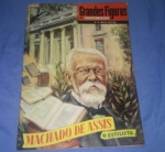 Revista em quadrinhos, Machado de Assis, história de vida de Machado de Assis, desde a infancia até sua morte, edição da decada de 1960 !! todas as passagens mais importantes de sua vida !!