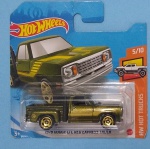 Colecionismo- Miniatura Caminhonte Truck Dodge ano de 1978 !! Coleção HotWheels  !! Lacrado na embalagem !!