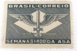 Filatelia - Brasil - Semana da ASA , comemorativo raridade !!! ano de 1941 !!! periodo da segunda Guerra Mundial !! material dificil de aparecer !! acervo de colecionador !! alto valor de mercado .