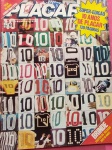   Revista - Placar Comemorativa  !! 10 anos !! Capa com criacao especial !! Edicao de 1980 !! 40 anos atras !! Raridade !! Acervo de colecionador  !! 