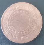 Moeda do Brasil - Valor de 40 Reis data de 1900 !! material bronze estado de MBC !! baixo valor inicial !!