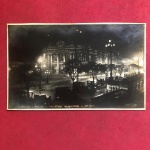 Cartofilia, Teatro Municipal RJ, vista noturna, década de 1930!!