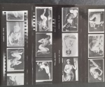 Foto - 2 fotografias de rolo de negativos de Nús artistico da decada de 1930 !! varias posições !! possivelmente na França !! modelos de época !! acervo de colecionador !!