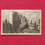 Cartofilia - Brasil / São Paulo !!! Parque do Anhaagabau !! Vista Aérea , data do de ano de 1954 !! Preto e branco  !!