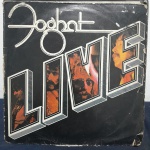 LP FOGHAT LIVE / ÁLBUM AO VIVO DA BANDA BRITÂNICA DE HARD ROCK BLUES COM REGISTRO ENERGÉTICO DE PALC