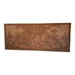 Gobelin, representando cena galante, 181 x 74 cm.