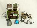 INFORMÁTICA, cinco (5) itens: 2 mini note speaker, marca NOTE SHIP, acondicionado na caixa; 2 mouses, marcas QUANTA e MAXPRINT; 1 HEADLIGHT acondicionado na caixa, todos os itens usados, não testados e sem garantia, vide foto.