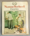 LIVRO, um (1) com litos coloridas, baseadas na obra de Norman Rockwell, incompleto com aproximadamente 40 litos de um total de 50, medindo 30 x 38 cm, vide foto.