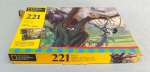 BRINQUEDO, um (1) quebra cabeça com 221 peças faltando 1, marca HASBRO, Made in USA, Puzzle Painel (scene 1)  National Geographic  Vida Selvagem na África, acondicionado na caixa (caixa no estado), incompleto, vide foto.