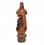 Arte Sacra - Nossa Senhora da Conceição - Escultura em madeira, med. 21cm