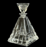 RCR - ROYAL CRYSTAL ROCK - Perfumeiro italiano em cristal de chumbo em formato de pirâmide, med. 13cm de altura 