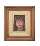 Aurelio d'Alincourt: "Sem título", óleo s. eucatex, ass. inf. dir. Med. Mi 21 x 15 cm  Me 33 x 27 cm