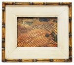 TOBIAS Marcier, Jorge (1948, Barbacena, MG - 1982, Rio de Janeiro, RJ) : "Sem título" Acrílica sobre cartão , ass. inf . dir. Med. Mi 12.5 x 16,5 cm Me 24 x 28 cm