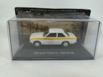Chevrolet Chevette Auto Escola - Carro miniatura Diecast na escala 1/43 - Série Veículos de serviço do Brasil - Acrílico original e embalagem lacrada