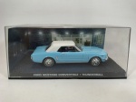 Ford Mustang do agente mais famoso do cinema 007 James Bond Carro Miniatura escala 1/43 do filme Thunderball. Caixa e base originais. Carro de coleção em metal com partes em plástico injetado.