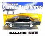 Ford Galaxie 500 - Carro miniatura escala 1/43 da coleção carros inesquecíveis do Brasil. Caixa e base originais. Carro de coleção em metal com partes em plástico injetado