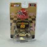 Ford Taurus 1999 Nascar - Carro de coleção miniatura Diecast fabricado pela Racing Champions na escala 1/64 na embalagem original lacrada - Edição especial limitada Gold Chrome 9.999 peças