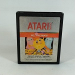 CARTUCHO de VÍDEO GAME ATARI - Ms. Pacman ou Senhora PAC-MAN. Não testado por ausência de equipamento e sem garantia futura.