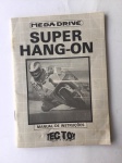 GAME - Antigo MANUAL de Instruções original da TECTOY do jogo para MEGA DRIVE, denominado SUPER HANG-ON.