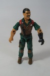COLECIONISMO (01) - BONECO CÃO BRAVIO - COMANDOS EM AÇÃO / GI JOE. Polegares danificados, necessitando restauro.