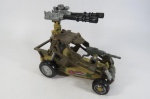 COLECIONISMO - GI JOE - VEÍCULO DESERT COYOTE. Não temos a caixa. O Piloto não acompanha o lote. Ausência de um acessório lateral.