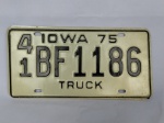 Placa de automóvel americana do estado de Iowa - Placa de caminhão