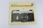 COLECIONISMO - MANUAL DE INSTRUÇÕES da MÁQUINA FOTOGRÁFICA PENTAX SPOTMATIC F. Escrito em Inglês.
