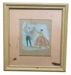 E.LACERDA - desenho s/ cartão, medindo: 29 cm x 32 cm e 57 cm x 60 cm