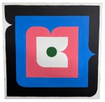 SERPA Ivan - oleo s/ tela, "serie Amazônica", medindo: 40 cm x 40 cm