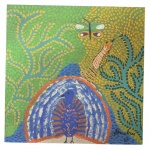 GRAUBEN - Oleo s/ tela, medindo: 50 cm x 50 cm