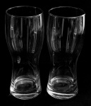 Par de copos em cristal - 20x7,5cm.