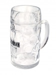 EINSENBAHN - Grande caneca promocional em vidro prensado -16x14x08cm.